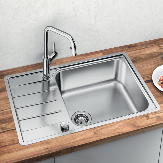 Blanco Lemis XL 6 S-IF Compact kitchen sink with drainer, reversible