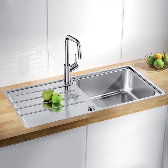 Blanco Lemis XL S-IF kitchen sink with drainer, reversible