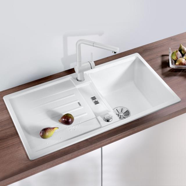 Blanco Lexa 45 S kitchen sink with drainer, reversible white