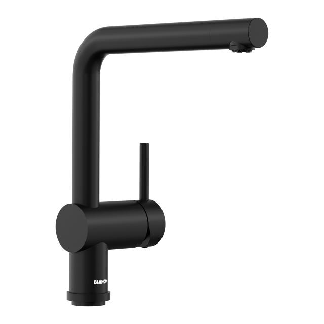Blanco Linus single-lever kitchen mixer tap, for low pressure matt black