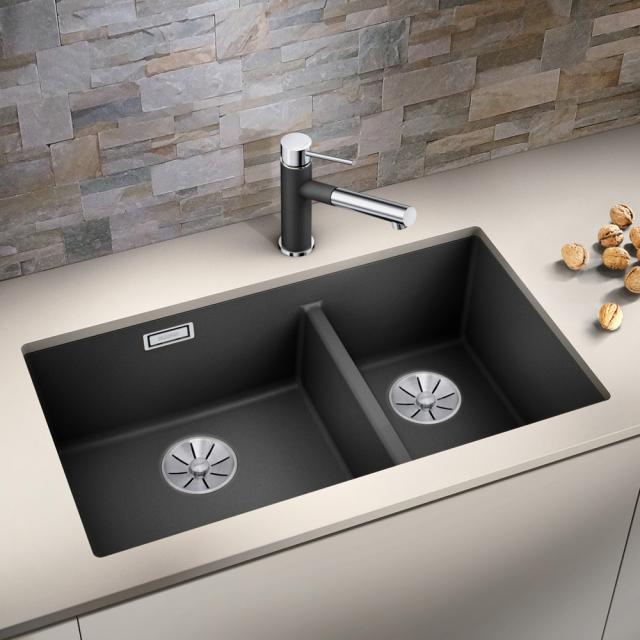 Blanco Subline 430/270-U double kitchen sink anthracite