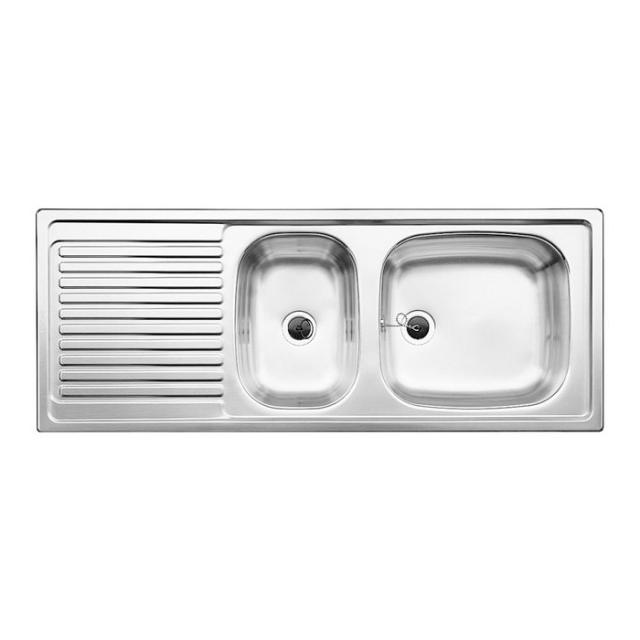 Blanco Top EZS 11 x 4 kitchen sink with half bowl and drainer, reversible
