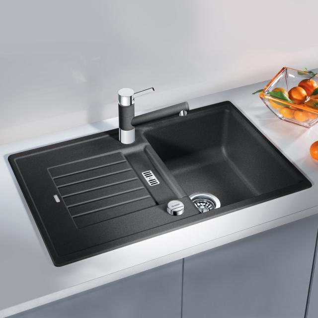 Blanco Zia 45 S kitchen sink with drainer, reversible anthracite