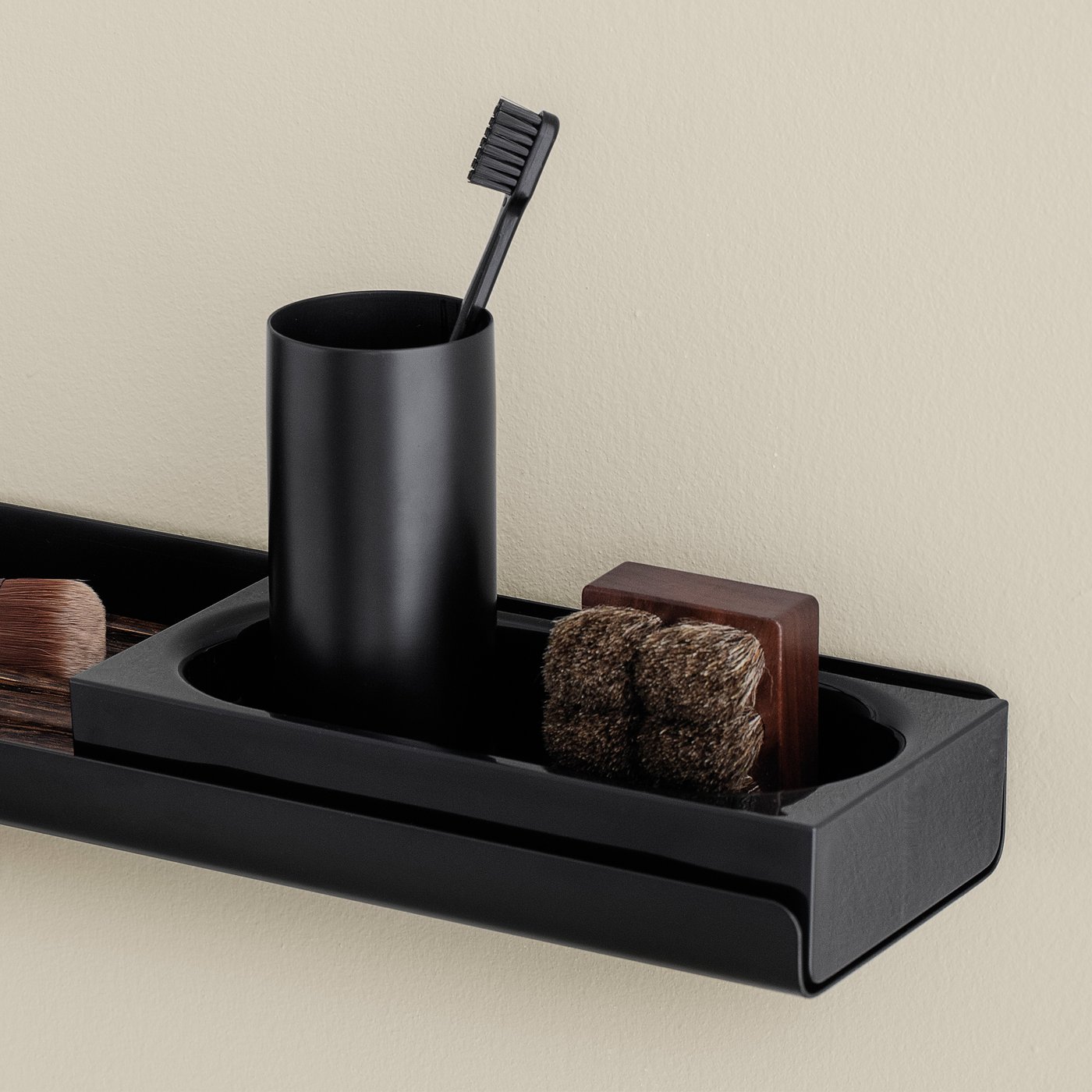 Porte-ustensiles En Céramique Noir Mat - Déco Comptoir De Cuisine Pratique Et Stylée