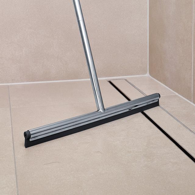 Blomus LAVEA wall-mounted floor squeegee polished stainless steel/black