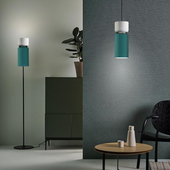 B Lux Aspen F17 Floor Lamp 727220, Turquoise Floor Lamp
