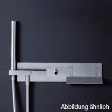 Boffi Wings RHNS15/RHNS16 wall-mounted, built-in tap set for bath satinised stainless steel