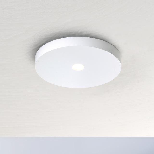 BOPP Close LED ceiling light, single-headed, round