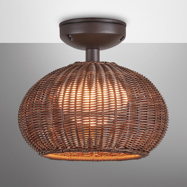 Lampada A Soffitto Glostrup 4 Luci – Metallo E Legno Marrone – Faretti Orientabili GU10 (Senza Lampadine) - 5
