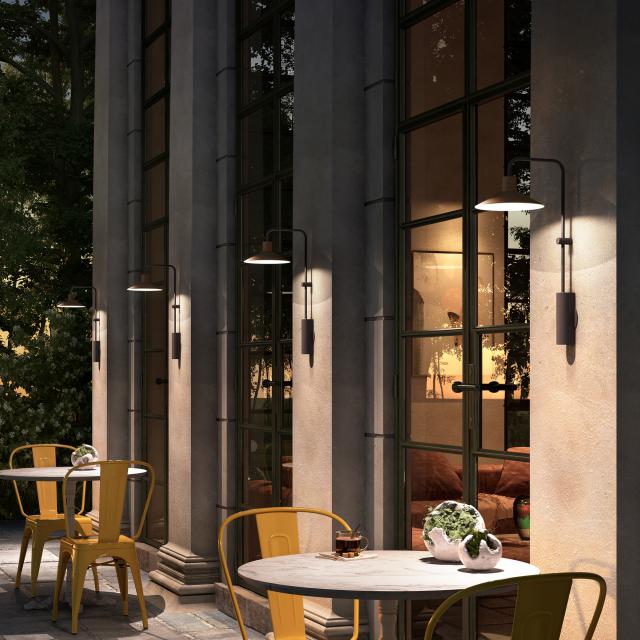 bover Platet A/01 Outdoor LED wall light