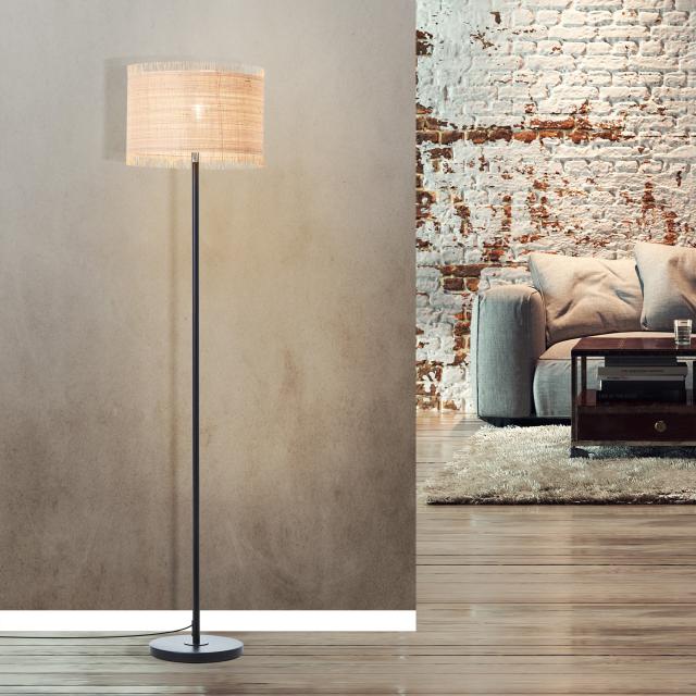 Brilliant Raffy floor lamp with on/off switch