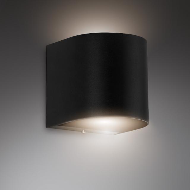 BRUMBERG LED wall light, oval, IP54