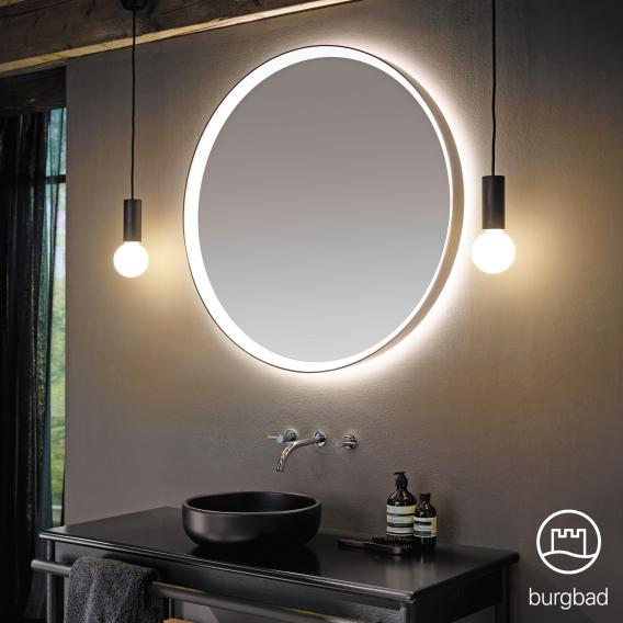 Burgbad Mirror With Surrounding Led, Bathroom Mirror Cabinet Ikea India