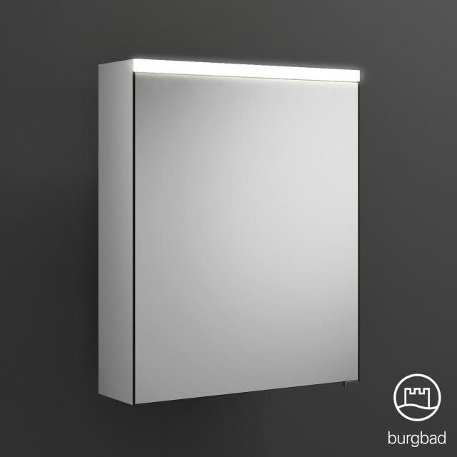 Burgbad Iveo mirror cabinet with lighting and 1 door without washbasin lighting