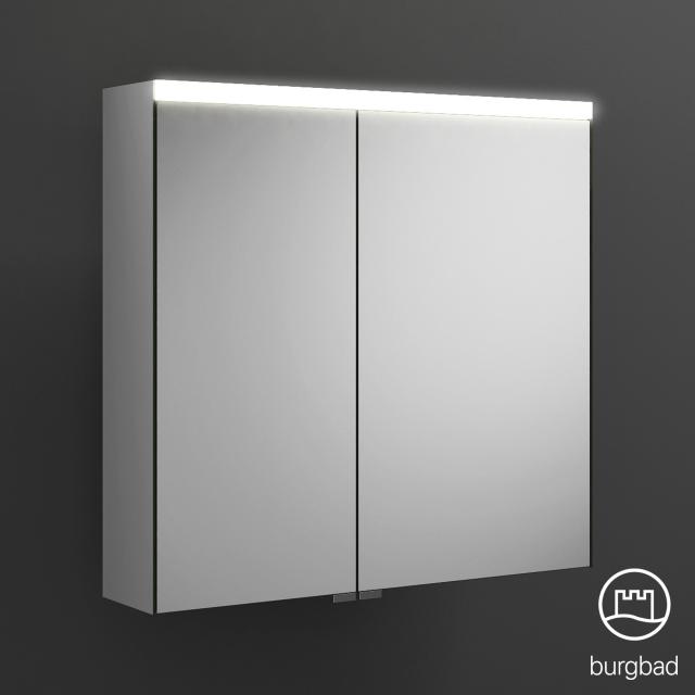 Burgbad Iveo mirror cabinet with lighting and 2 doors without washbasin lighting