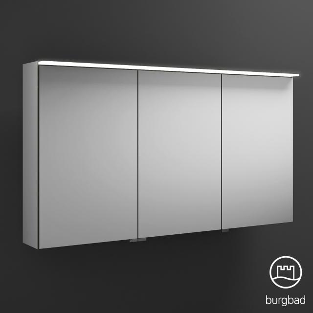 Burgbad Junit mirror cabinet with LED lighting with 3 doors without washbasin lighting