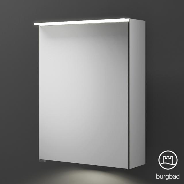 Burgbad Junit mirror cabinet with lighting and 1 door with washbasin lighting