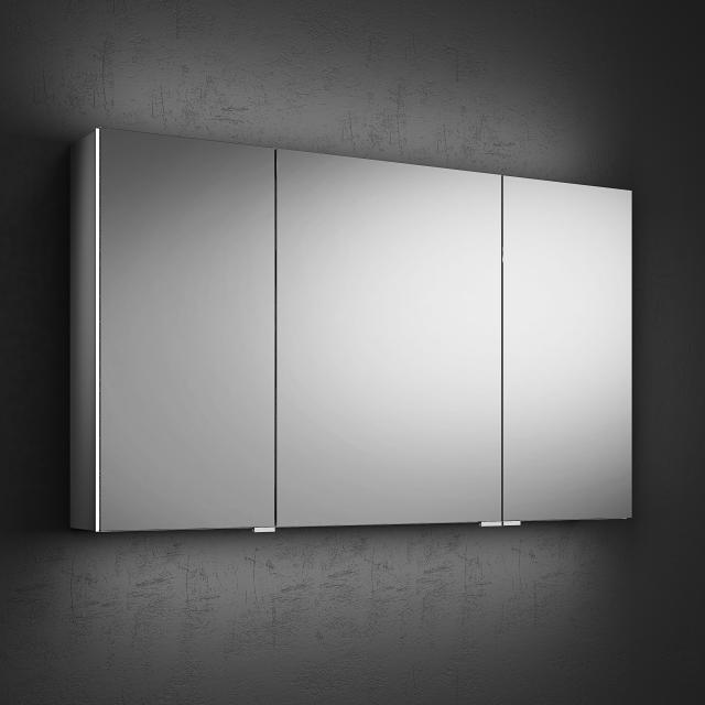 Burgbad RL30 Room Light mirror cabinet with lighting and 3 doors all-round lighting