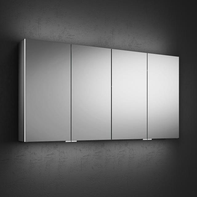 Burgbad RL30 Room Light mirror cabinet with lighting and 4 doors