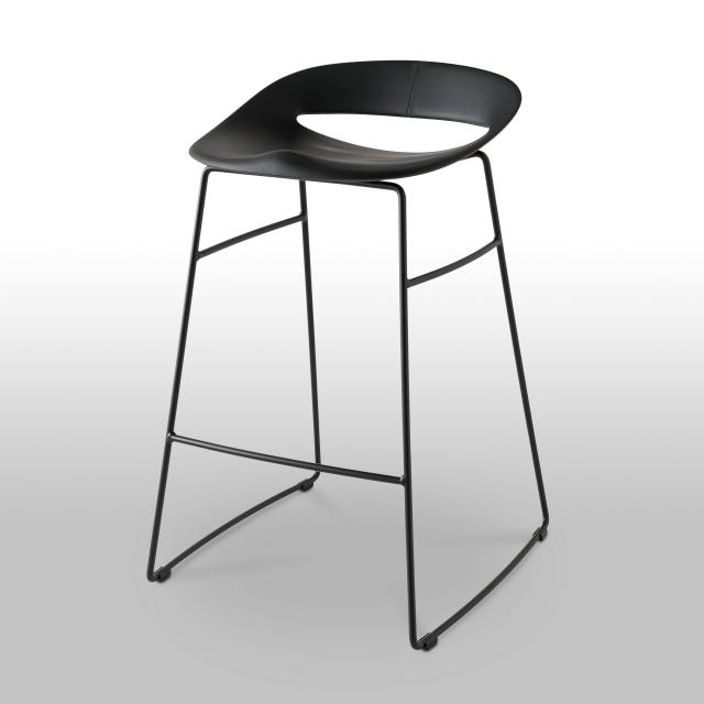 connubia Cosmopolitan counter stool with sled frame