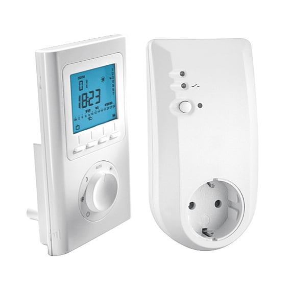 Corpotherma wireless thermostat set with wireless adapter plug - 0700235 |  REUTER