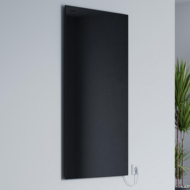 Corpotherma Glas infrared heating panel black, 400 Watt