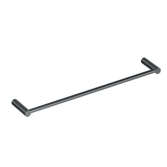 Porte-serviettes Sur Pied Noir Mat COSMIC - En Acier, Pour 2 Serviettes - Design élégant Salle De Bain