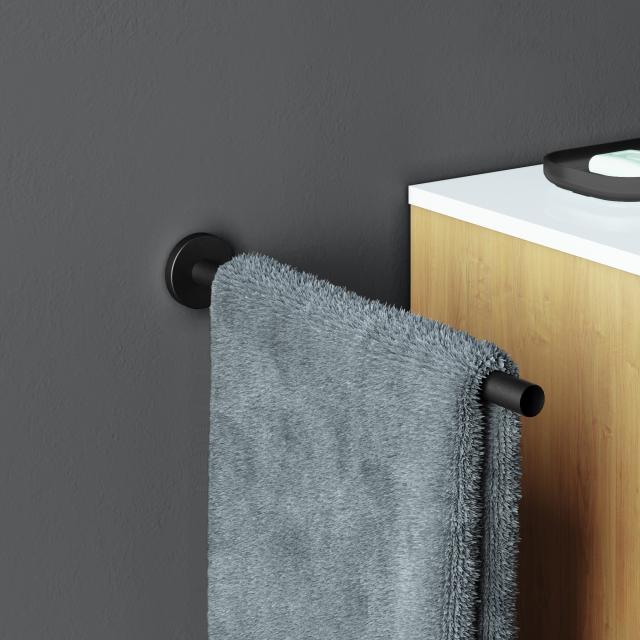 Cosmic Architect S+ Barre porte-serviettes noir mat