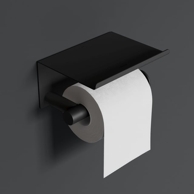 Porte papier toilettes noir BRISA 