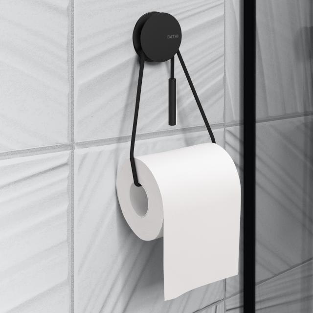 Cosmic Diabolo Porte-rouleaux de papier toilette sans couvercle noir mat/noir