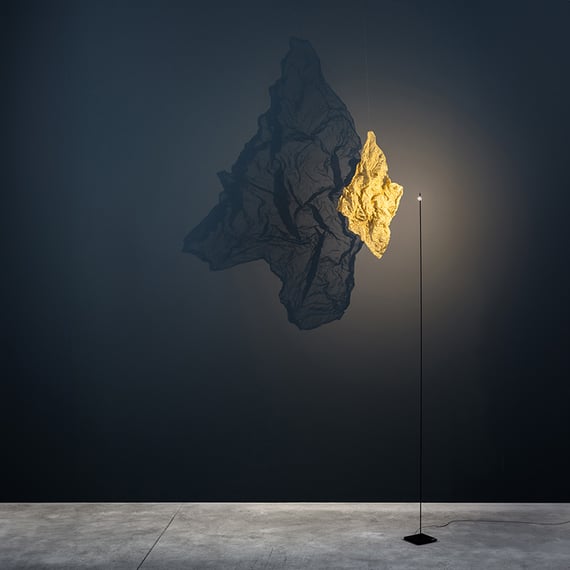 Zafferano Lampada da terra LED dimmerabile e ricaricabile collezione