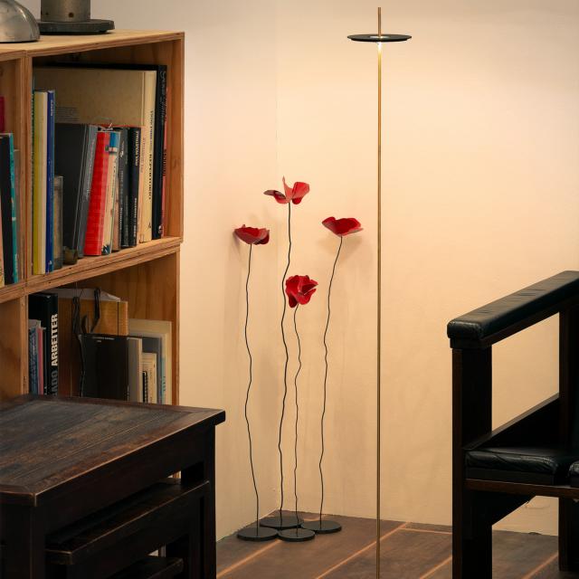 Catellani & Smith Giulietta BE F USB LED floor lamp with dimmer