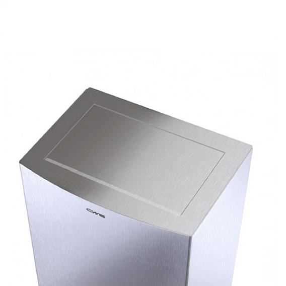 CWS ParadiseLine StainlessSteel top cover for waste bin 25 l