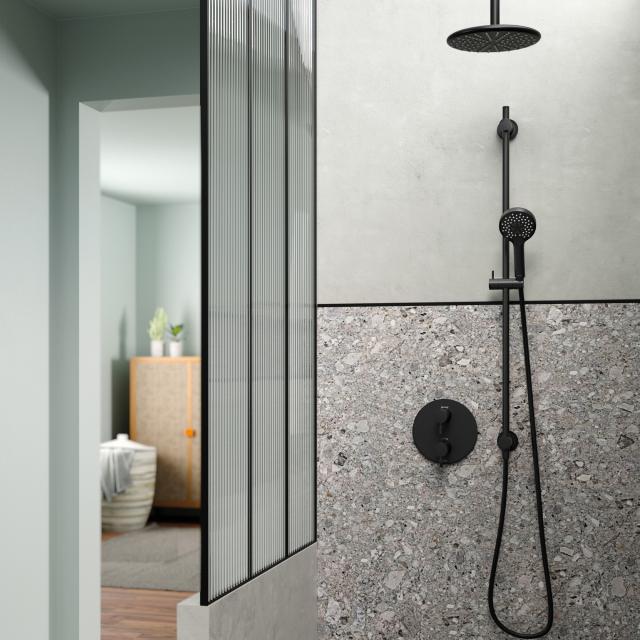 Damixa Silhouet concealed thermostatic shower system with shower rail