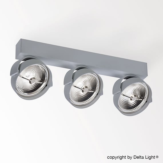 Delta Light Rand 311 Dim8 Plafonnier Spot Led 3 Sources De Lumière