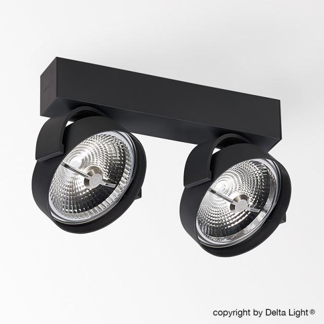 DELTA LIGHT Rand 211 LED DIM8 ceiling light / spotlight, 2 heads