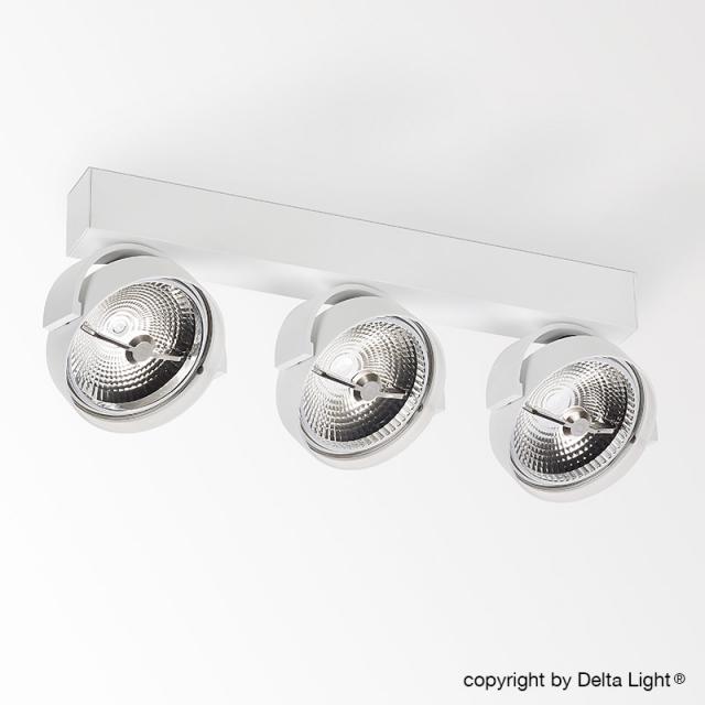 DELTA LIGHT Rand 311 LED DIM8 ceiling light / spotlight, 3 heads