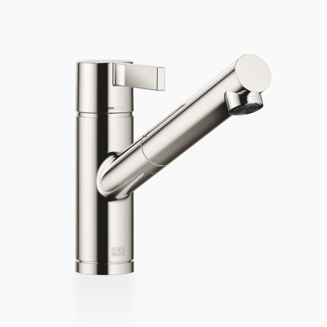 Dornbracht eno single-lever kitchen mixer tap, with pull-out spout platinum