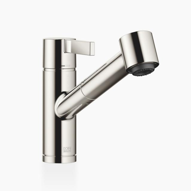 Dornbracht eno single-lever kitchen mixer tap, with pull-out spout platinum