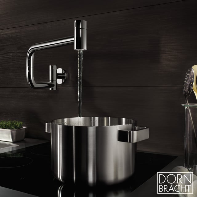 Classique Toilettes Centerset robinet en chrome poli Finition
