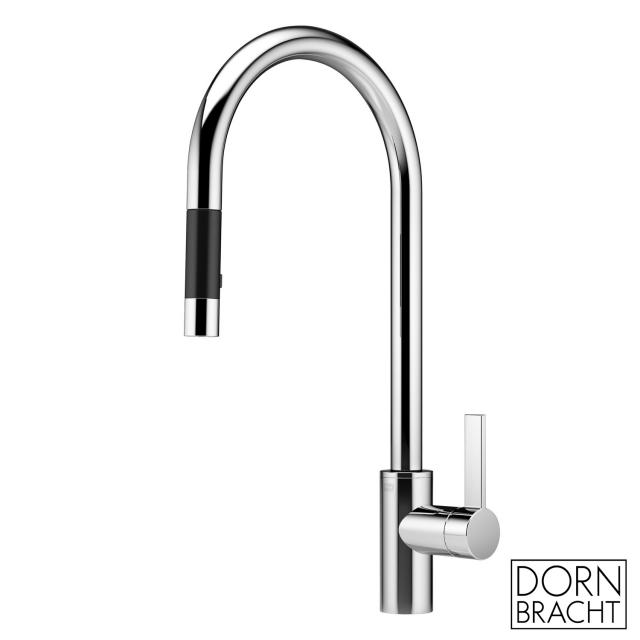 Dornbracht Tara Ultra single-lever kitchen mixer tap, with pull-out spout chrome