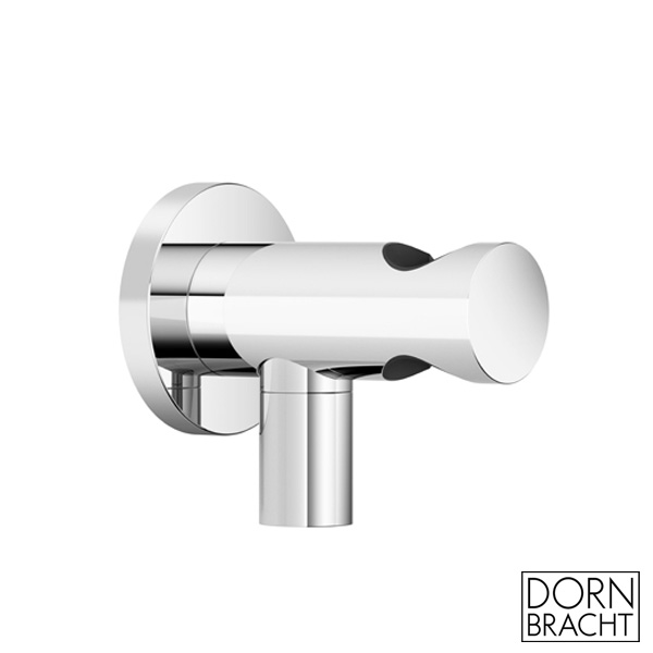 Dornbracht wall elbow with integrated shower bracket chrome