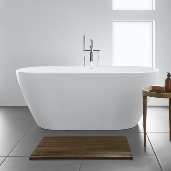 Duravit D-Neo freestanding oval bath white, with overflow