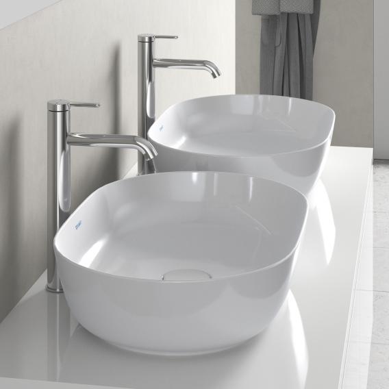 Duravit Luv countertop washbasin white, with WonderGliss