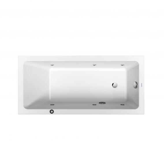 Duravit No.1 rectangular whirlbath with jet system, built-in
