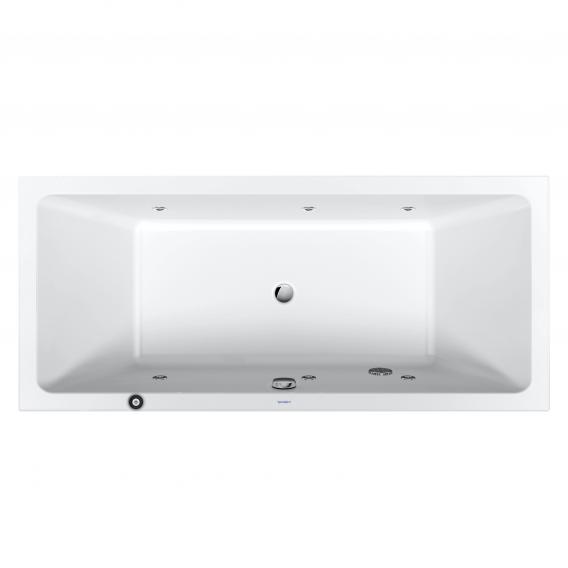 Duravit No.1 rectangular whirlbath with jet system, built-in