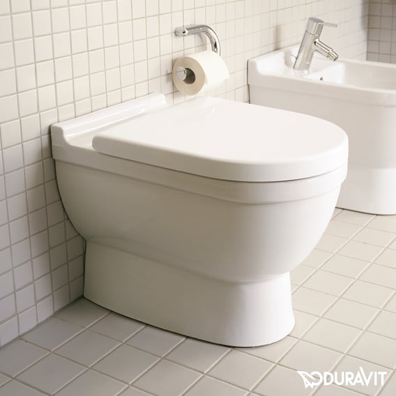 WC Sur Pied Belvit Manhattan Gris - Cuvette Profonde Avec Évacuation Verticale