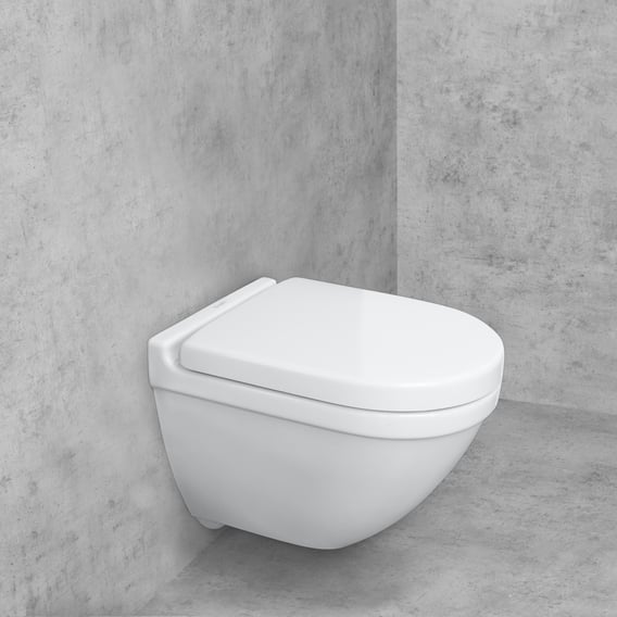 snorkel Geheim Vergelden Duravit Starck 3 wall-mounted, washdown toilet Compact & Tellkamp Premium  7000 toilet seat SET white - 2227090000+TK7000 | REUTER