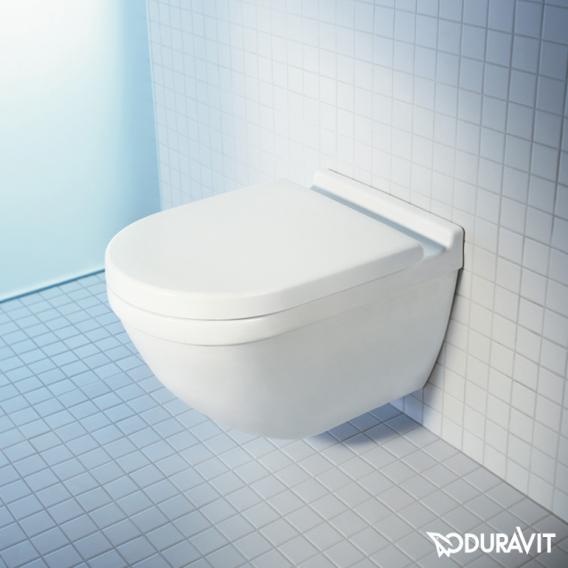 Duravit Starck 3 Wall Mounted Washdown Toilet Rimless White 2527090000 Reuter - Duravit Starck 3 Wall Mounted Toilet