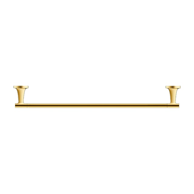 Portasciugamani Da Bagno In Oro Con Sfere Di Cristallo - Barra Regolabile 47-80 Cm In Acciaio Inox